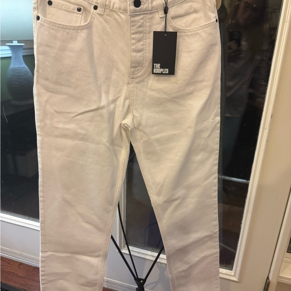 The Kooples White Jeans Straight Leg - Picture 5 of 13